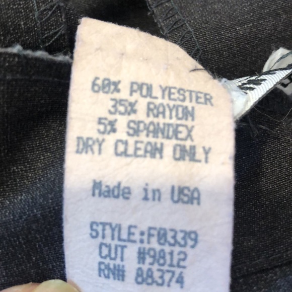 Dark Grey Pencil Skirt - Picture 5 of 5